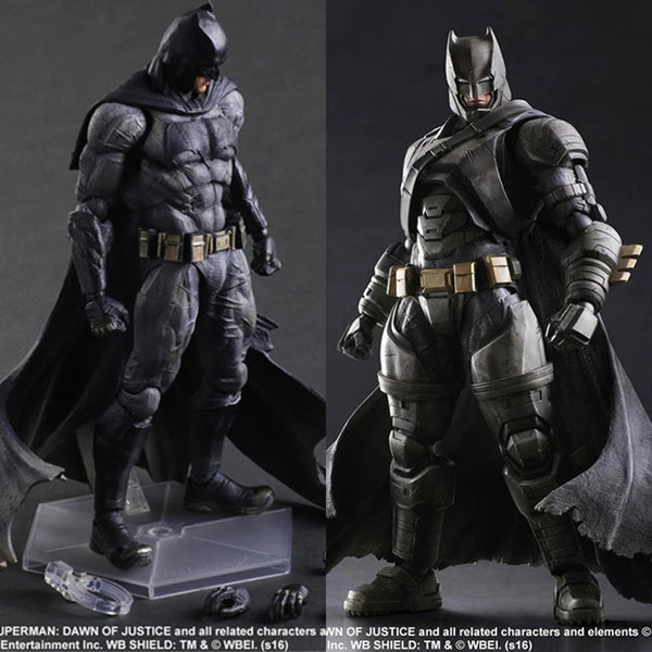 26cm Play Arts Armored Batman v Superman: Dawn of Justice Action Figure PA Movable Collection DC Bruce Wayne Batman Model Toys