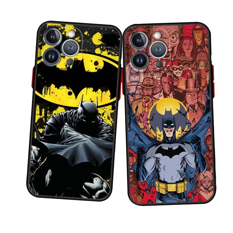 Capa para iPhone Batman Hot antichoque, iPhone 13 Mini, iPhone 13, iPhone 13 Pro, iPhone 13 ProMax