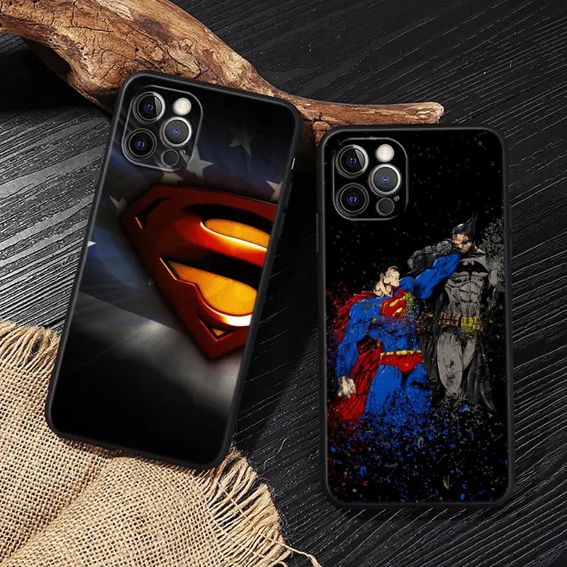 Capa para iPhone Superman antichoque, iPhone 15, iPhone 15 Plus, iPhone 15 Pro, iPhone 15 ProMax